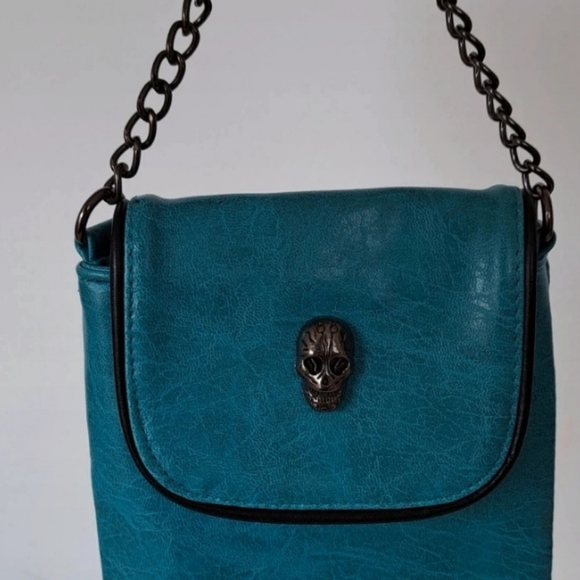 Bad Day Bag Moi Rebelle Green Blue Small Cross Body Bag - Picture 7 of 7